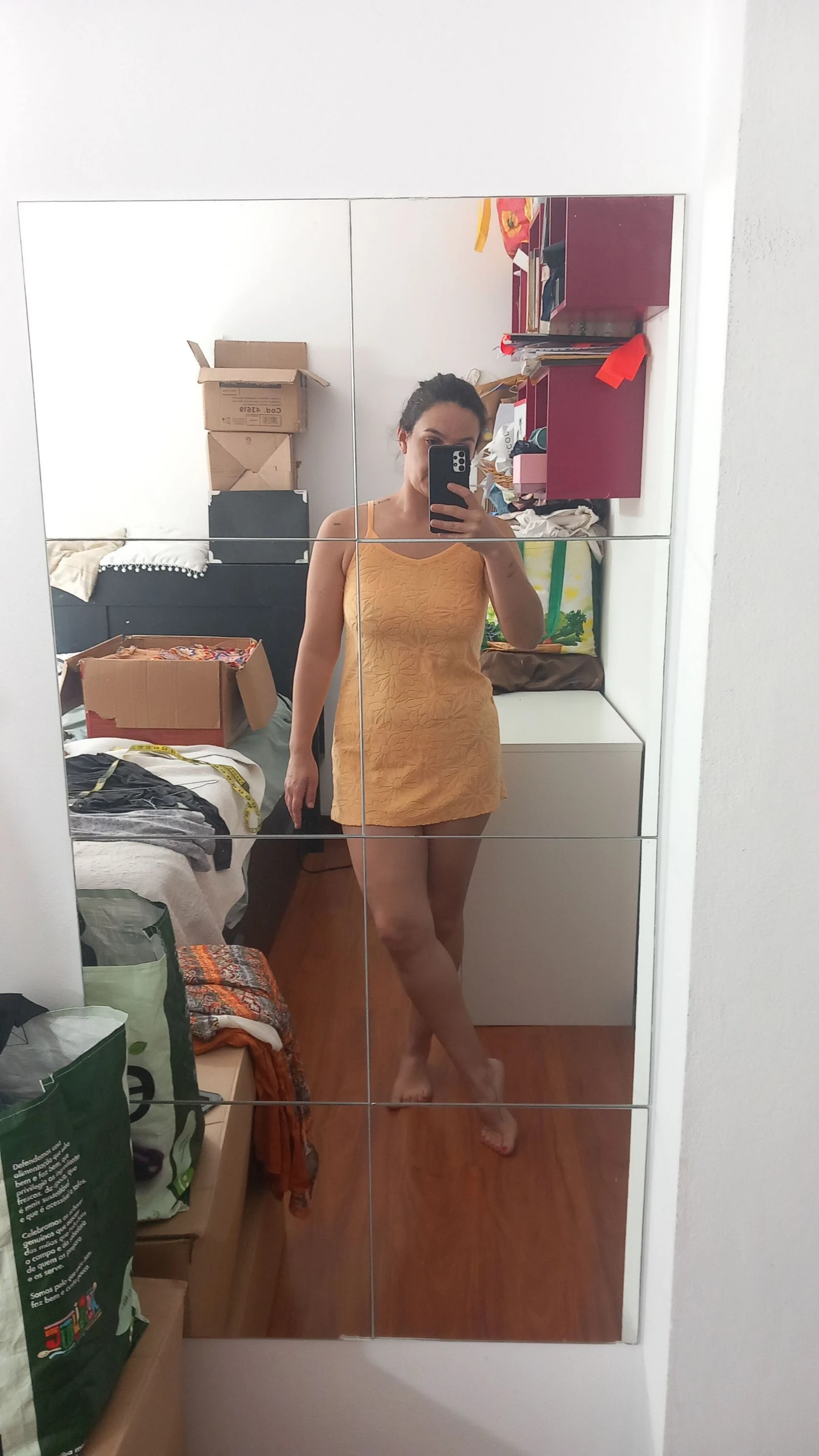 Oranje mini-jurk, Old Navy Fit's S | Y2k – photo 11
